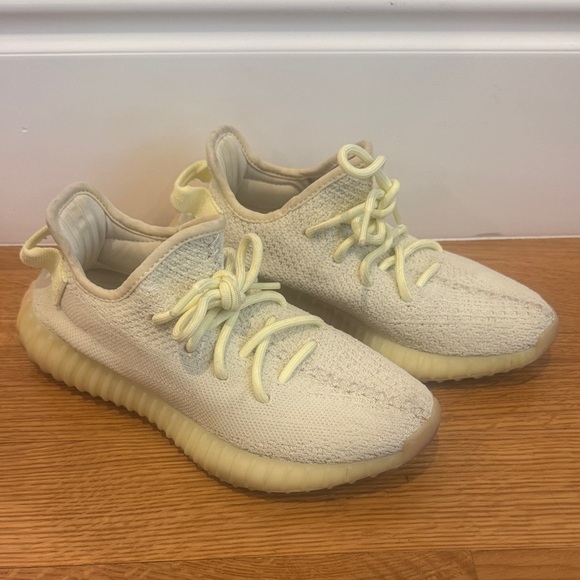 Adidas Yeezy Kids neon yellow Sneakers 350 boost v2